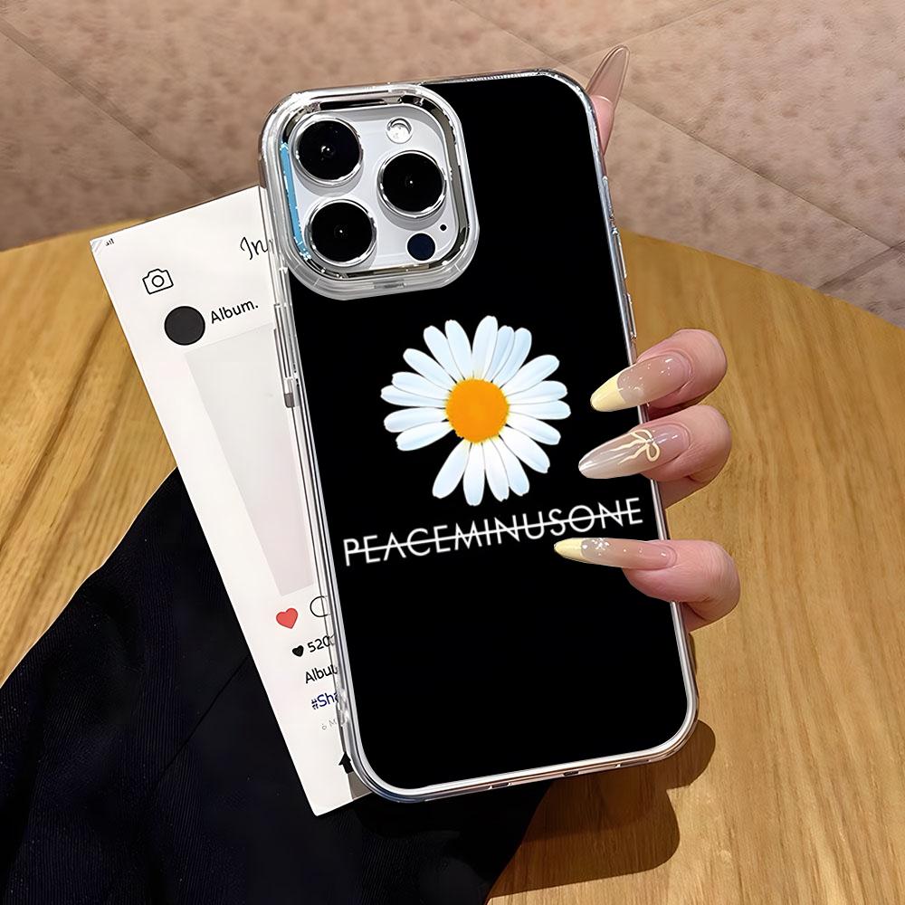 Peat Pellet Tray - جراب هاتف P-Peaceminusones B-Banner شفاف مطلي