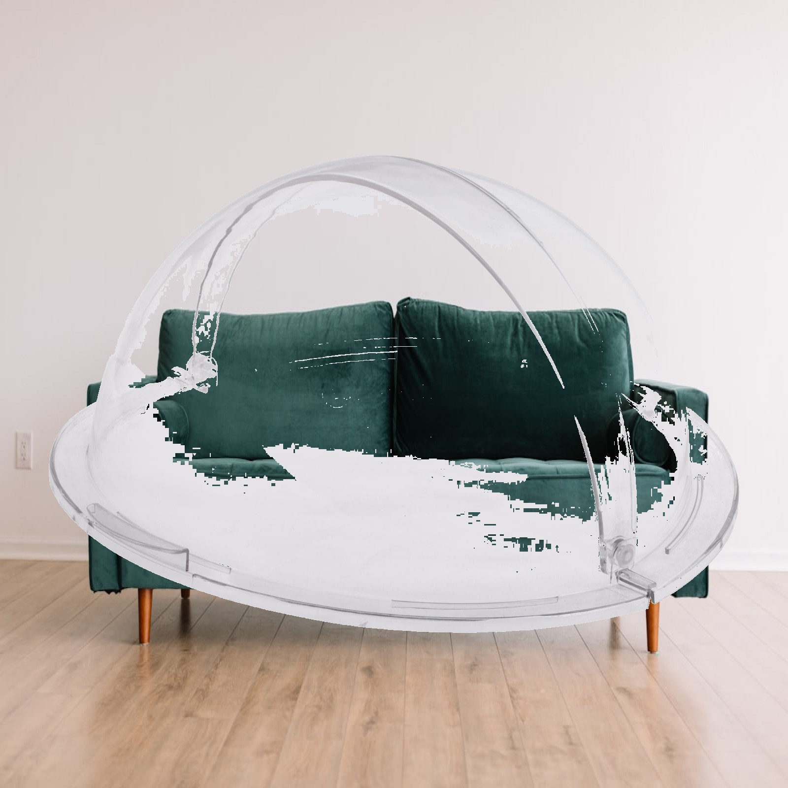 Plastic Dome Clear - غطاء كيك شفاف عملي محمول، غطاء