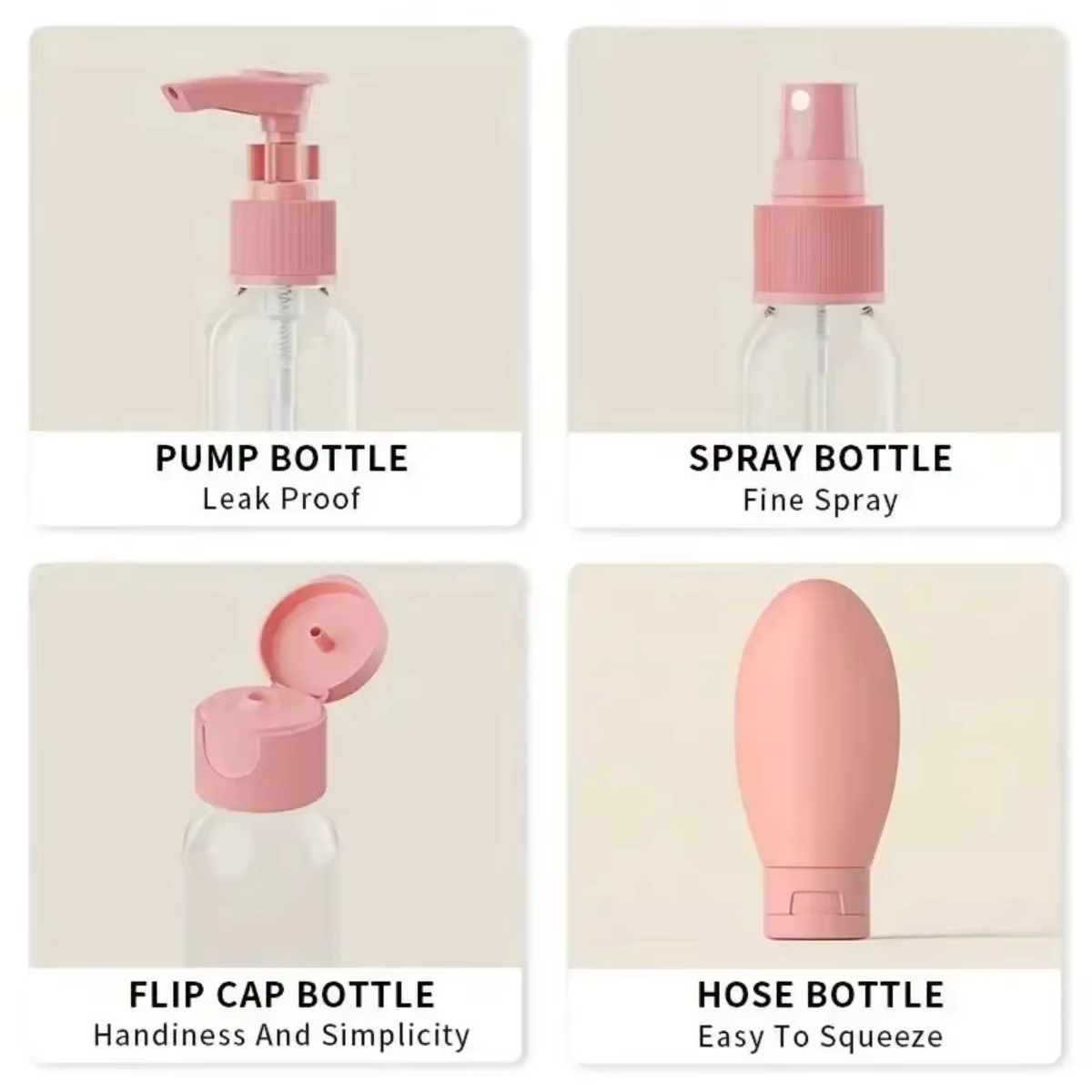 مجموعة زجاجات السفر مع حقيبة ت - مراجعة Misting Bottle Fine وسعره