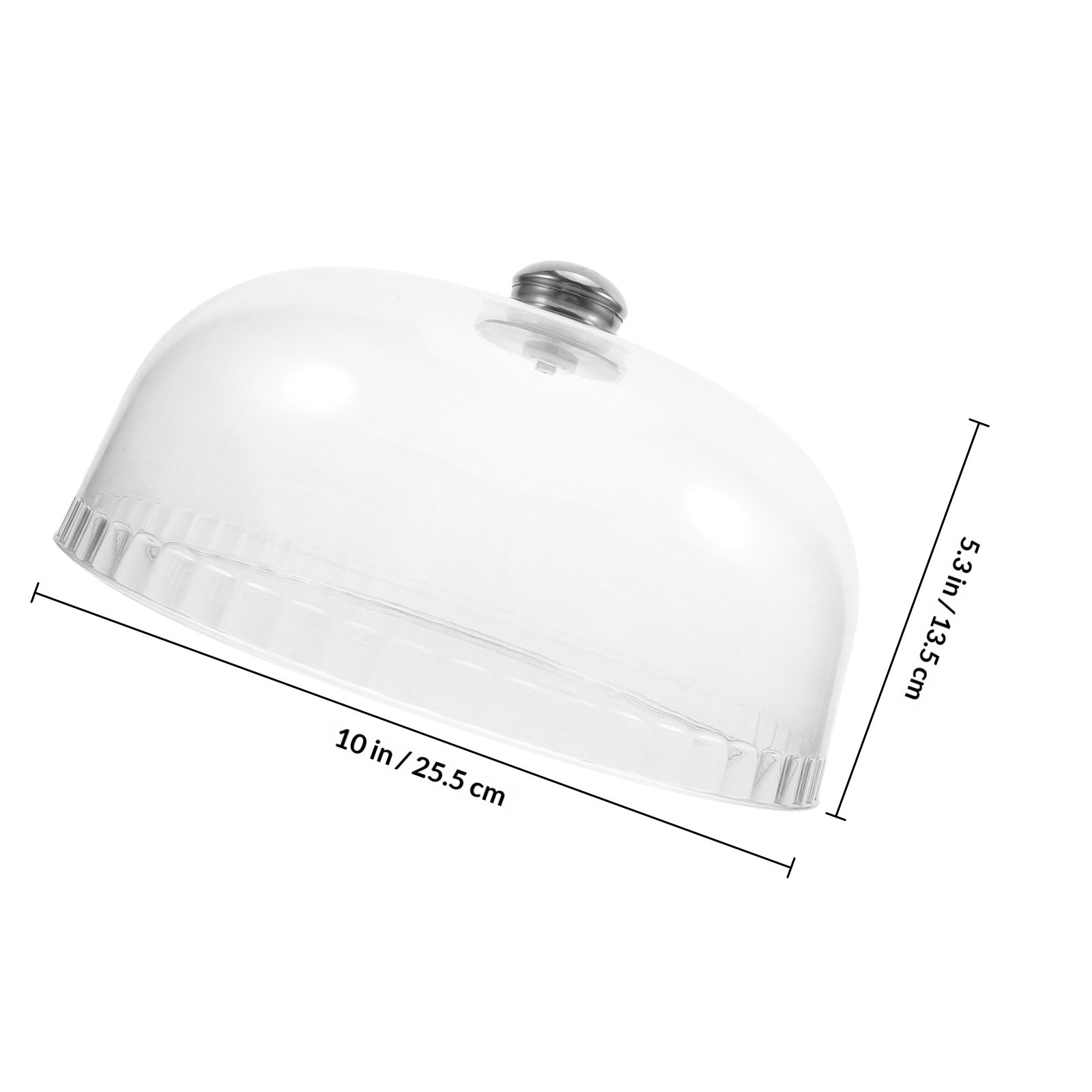 غطاء طعام أكريليك شفاف على شكل - مراجعة Plastic Dome Clear وسعره