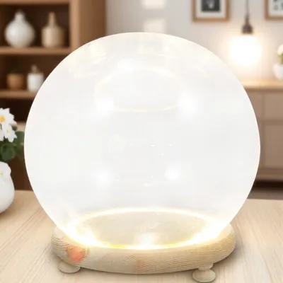 قبة زجاجية لحفظ الزهور، غطاء ز - مراجعة Plastic Dome Clear وسعره