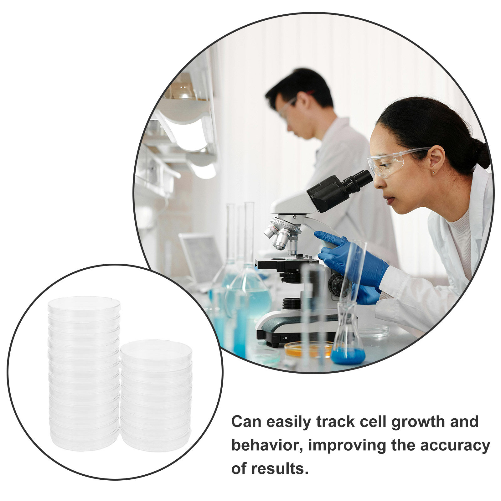 20 قطعة من أطباق بتري عالية ال - مراجعة Agar Tissue Culture وسعره