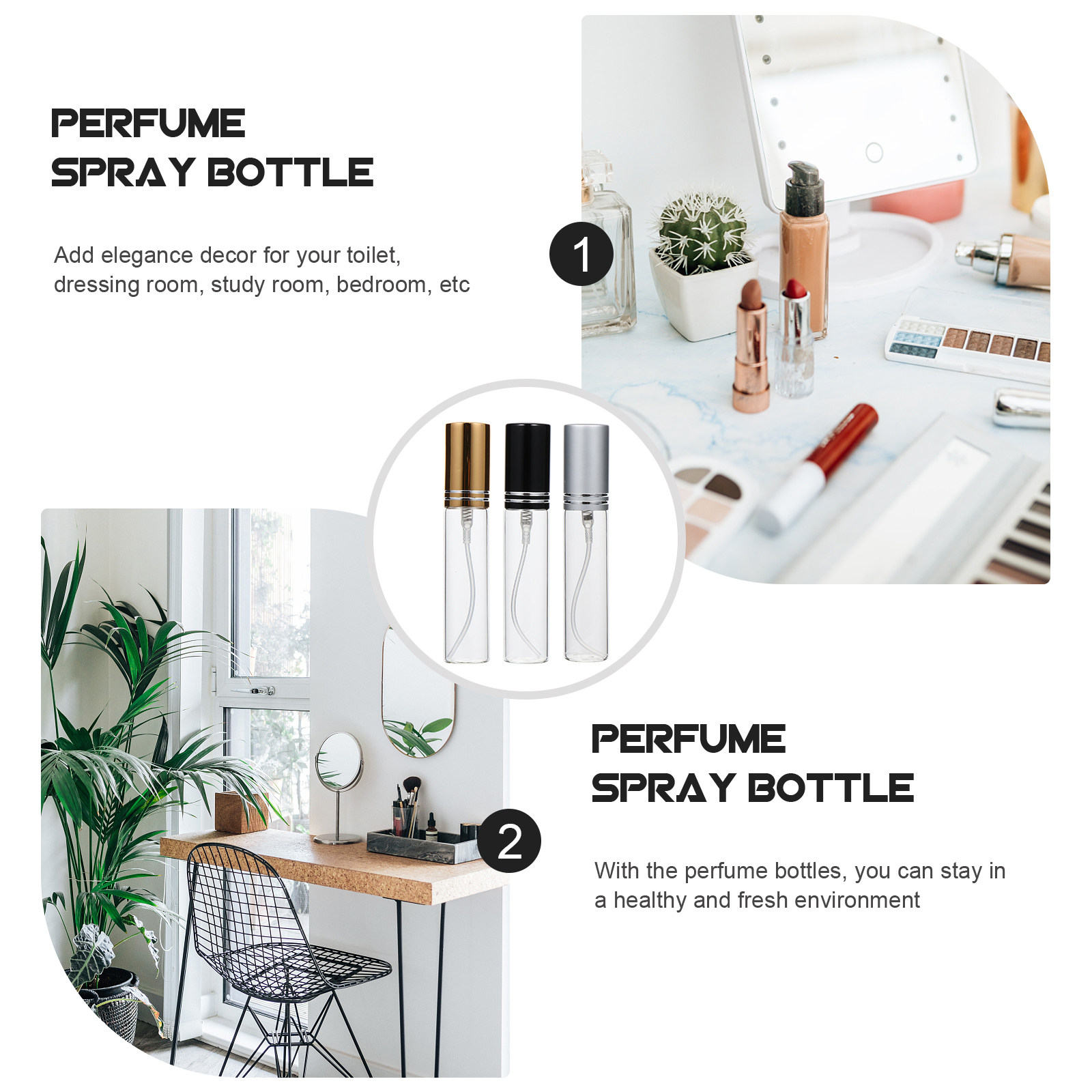 6 قطع من زجاجات رذاذ العطر الم - مراجعة Misting Bottle Fine وسعره