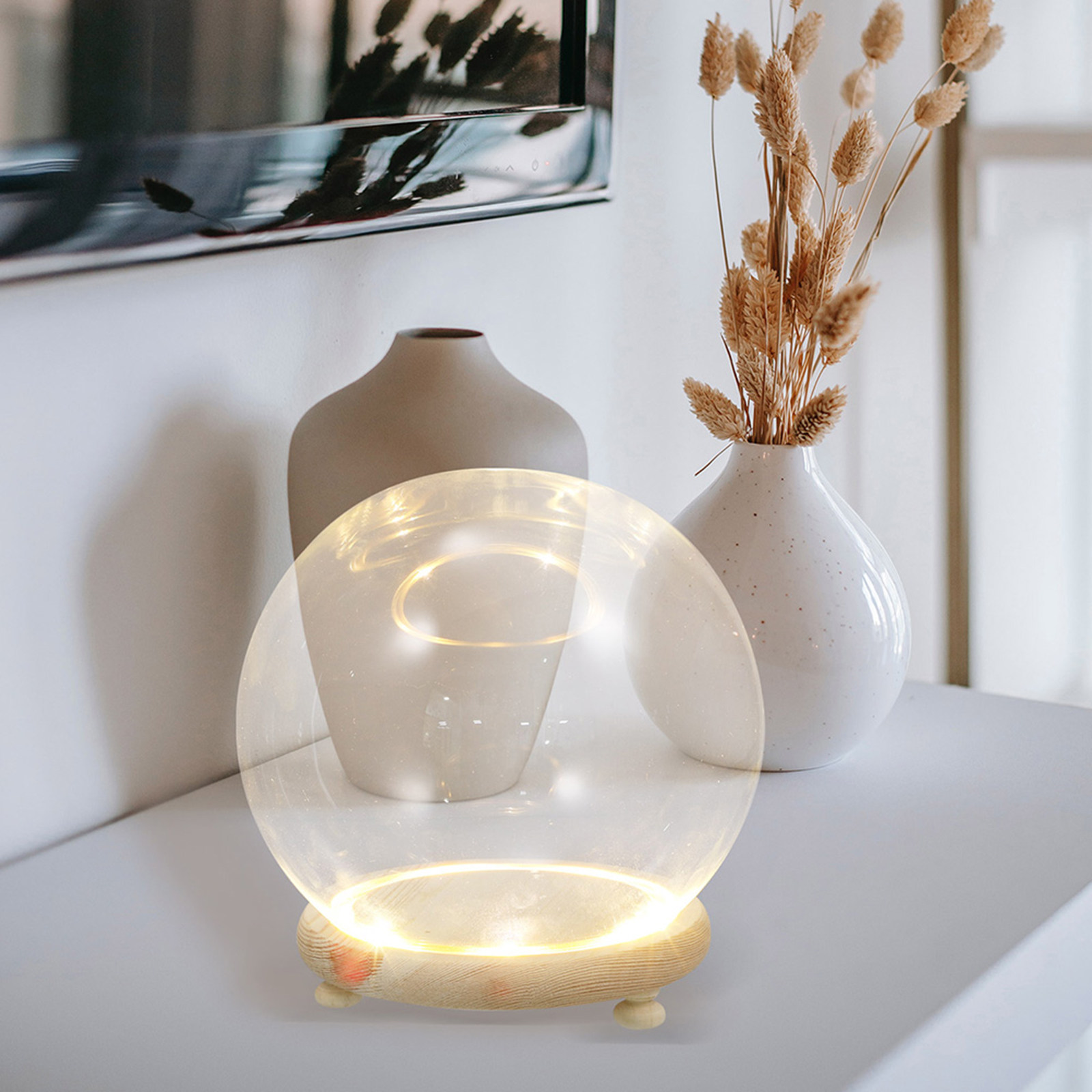 علبة عرض زجاجية على شكل قبة لت - مراجعة Plastic Dome Clear وسعره