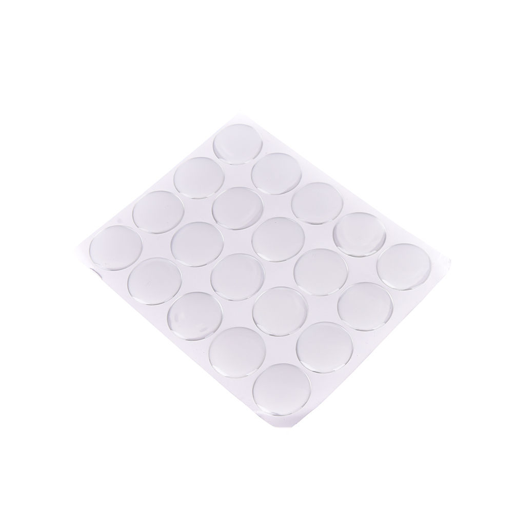 100 قطعة/ورقة 25 مللي متر قبة  - مراجعة Plastic Dome Clear وسعره