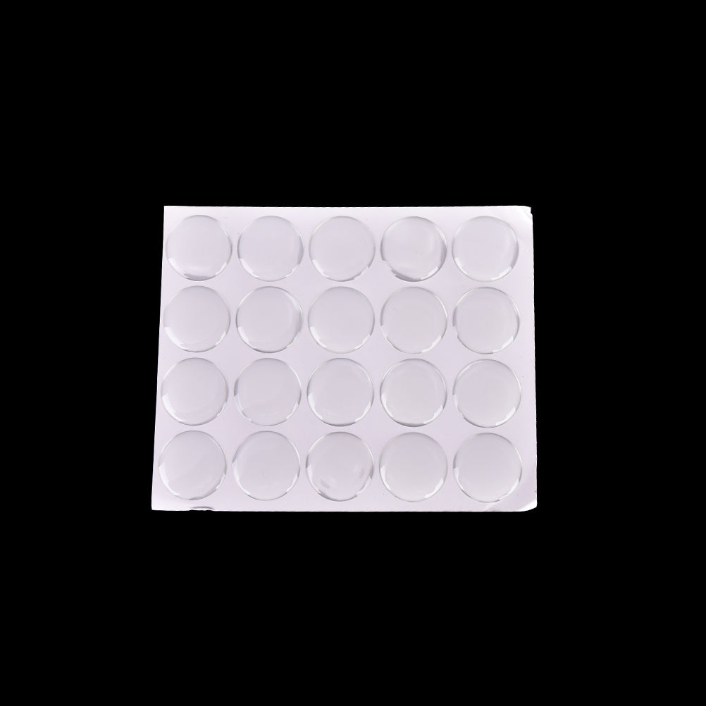 100 قطعة/ورقة 25 مللي متر قبة  - مراجعة Plastic Dome Clear وسعره